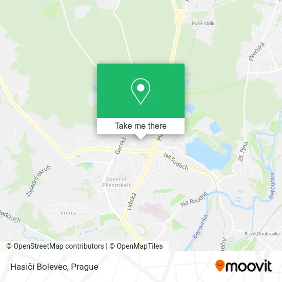 Карта Hasiči Bolevec