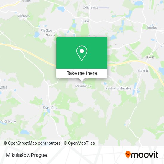 Карта Mikulášov