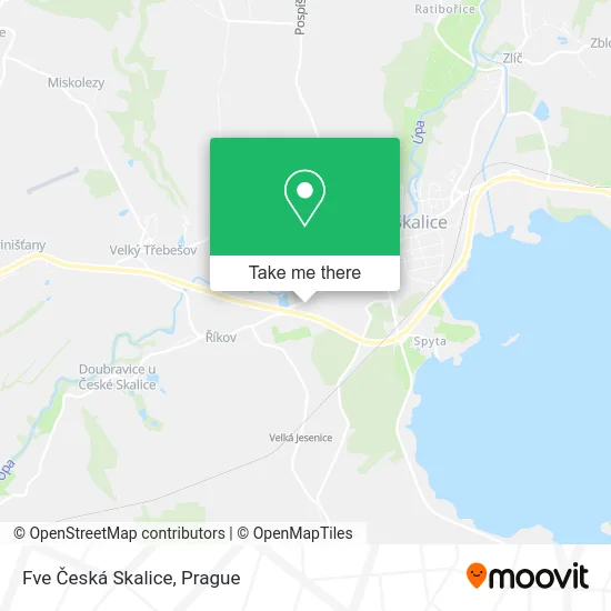 Карта Fve Česká Skalice