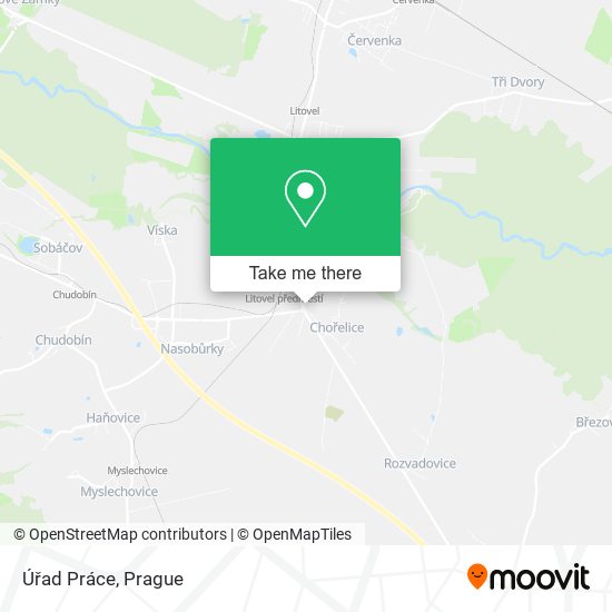 Карта Úřad Práce