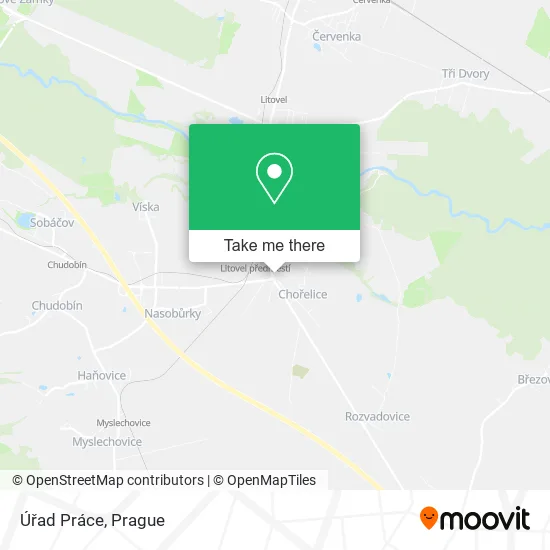 Карта Úřad Práce