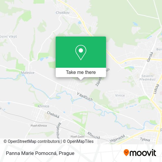 Panna Marie Pomocná map