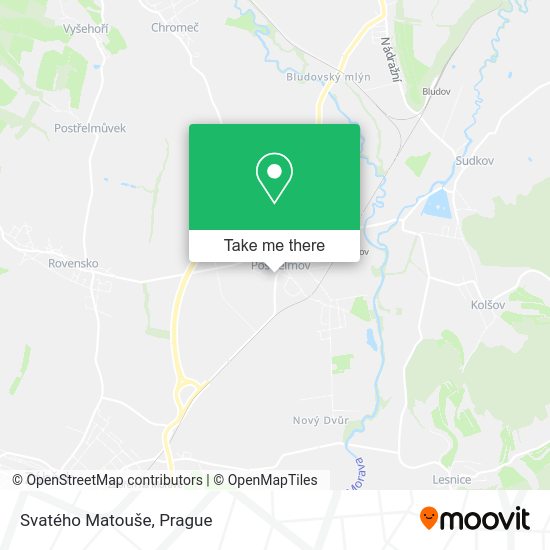 Svatého Matouše map