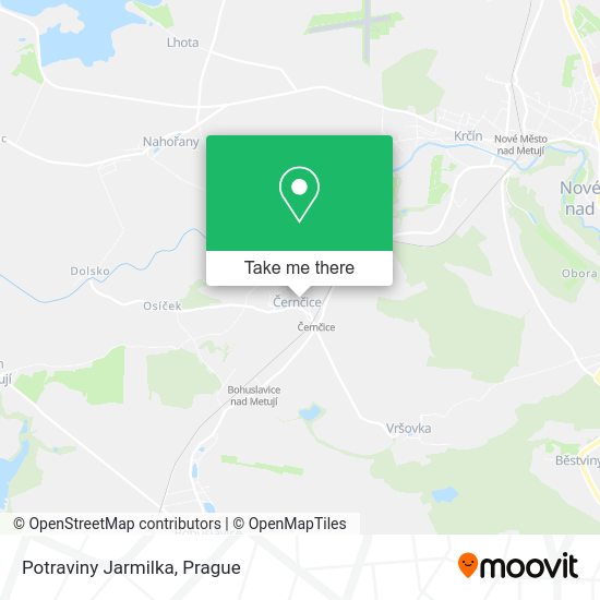 Карта Potraviny Jarmilka