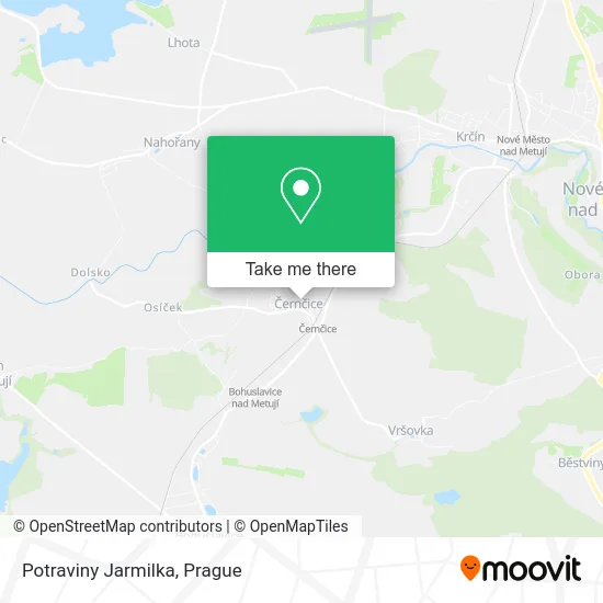 Карта Potraviny Jarmilka
