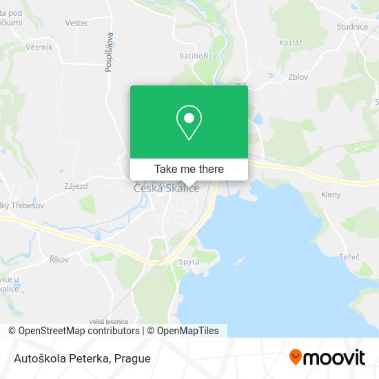 Карта Autoškola Peterka