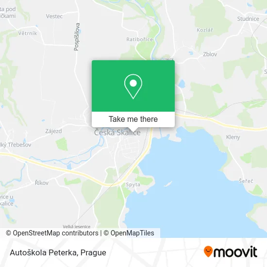 Карта Autoškola Peterka