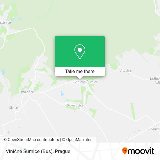 Viničné Šumice (Bus) map