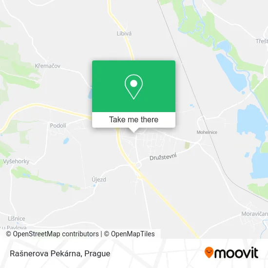 Карта Rašnerova Pekárna