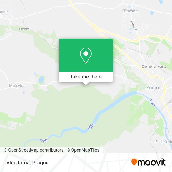 Vlčí Jáma map