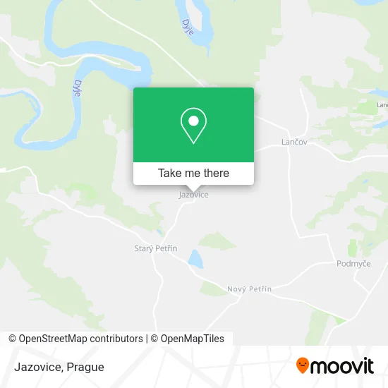 Карта Jazovice