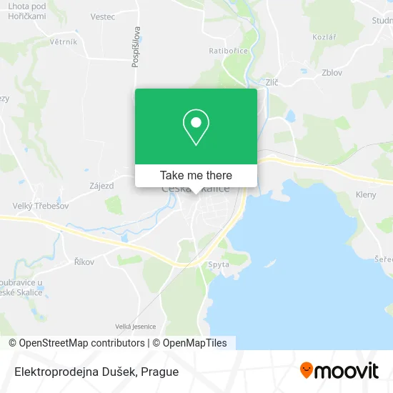 Карта Elektroprodejna Dušek
