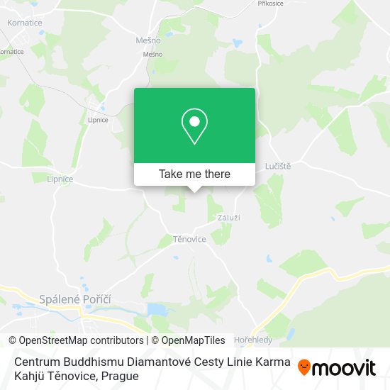 Centrum Buddhismu Diamantové Cesty Linie Karma Kahjü Těnovice map