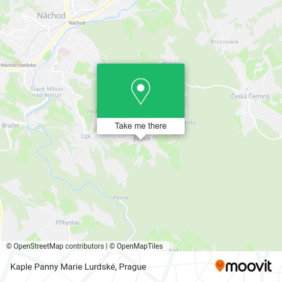 Kaple Panny Marie Lurdské map