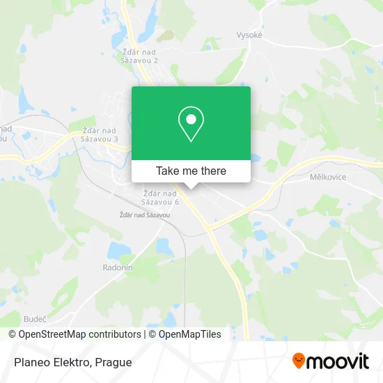 Карта Planeo Elektro