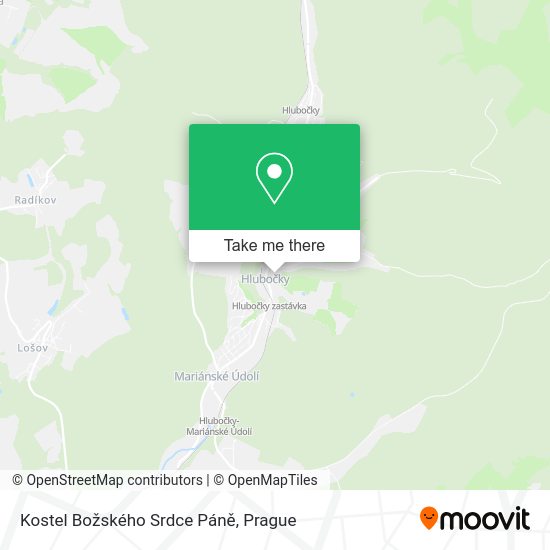 Kostel Božského Srdce Páně map