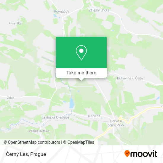 Карта Černý Les