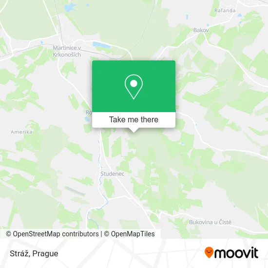 Карта Stráž