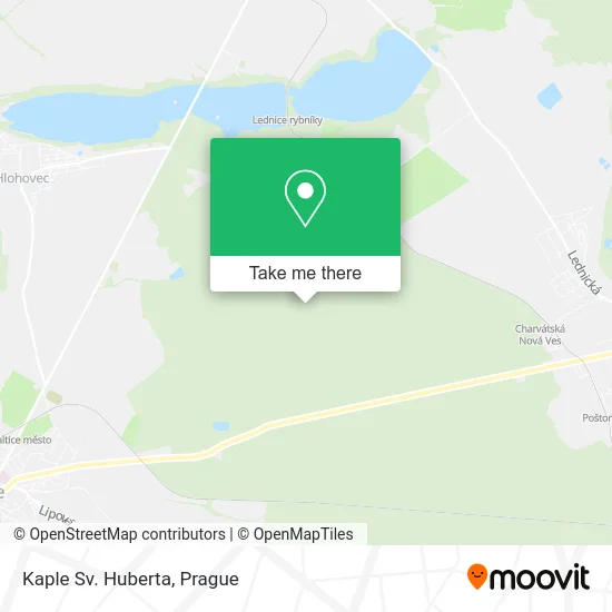 Карта Kaple Sv. Huberta