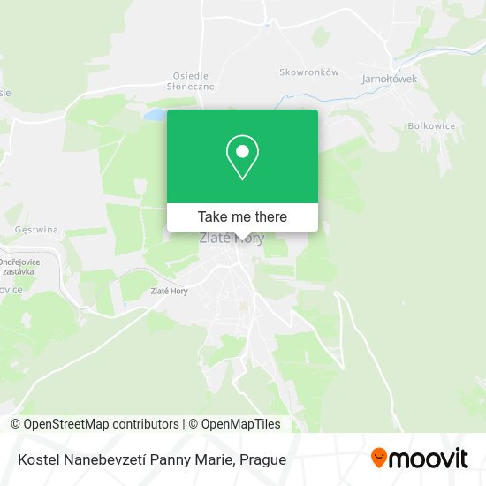 Kostel Nanebevzetí Panny Marie map