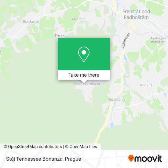 Stáj Tennessee Bonanza map