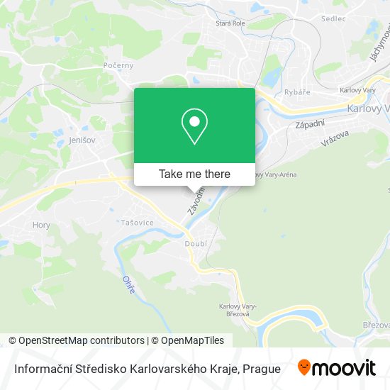 Informační Středisko Karlovarského Kraje map