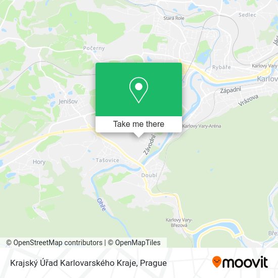 Krajský Úřad Karlovarského Kraje map