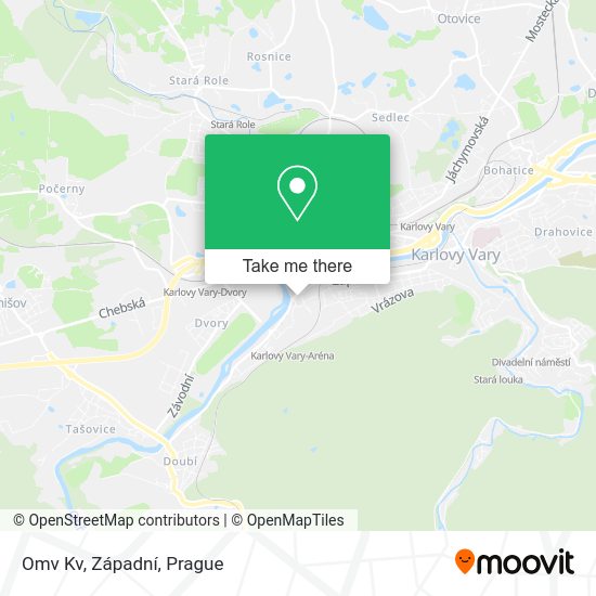 Omv Kv, Západní map