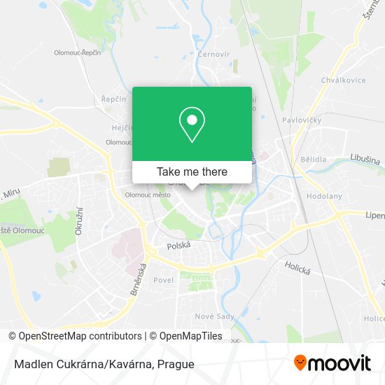 Madlen Cukrárna/Kavárna map