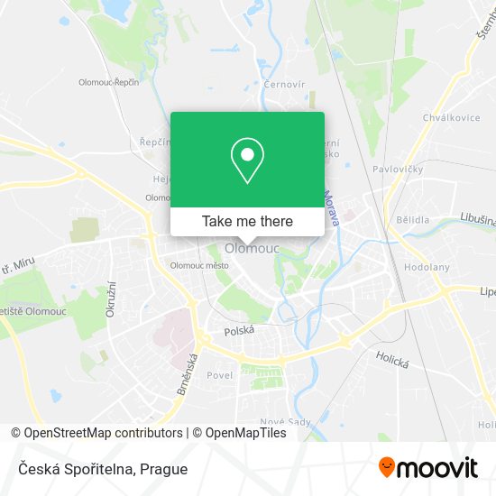 Česká Spořitelna map