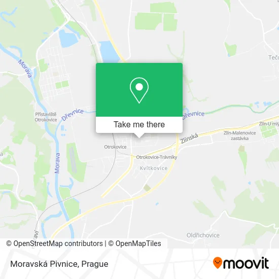 Карта Moravská Pivnice