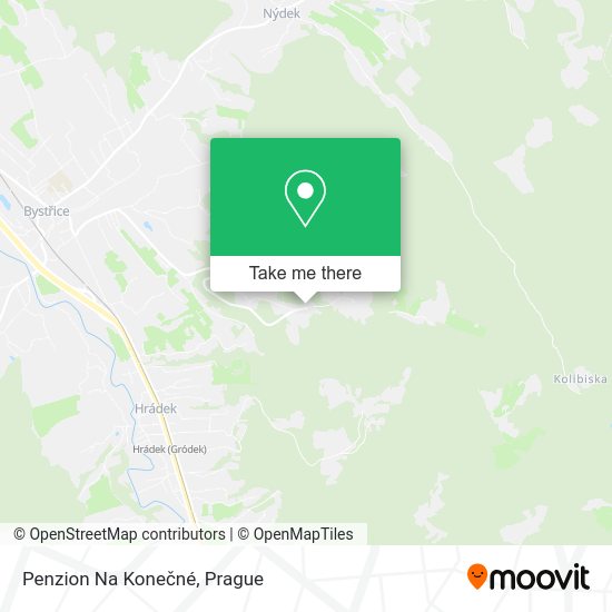 Penzion Na Konečné map
