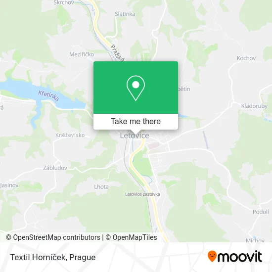 Карта Textil Horníček