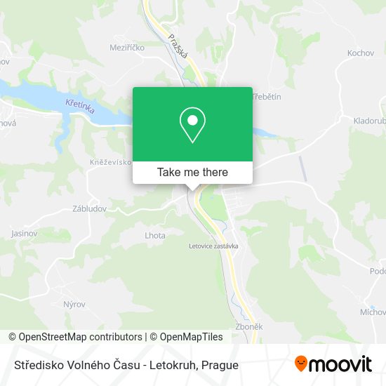 Středisko Volného Času - Letokruh map