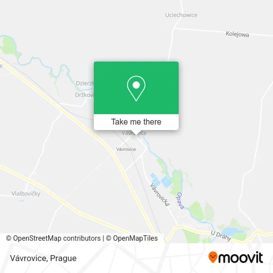 Карта Vávrovice
