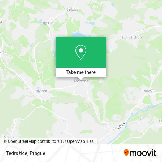 Карта Tedražice