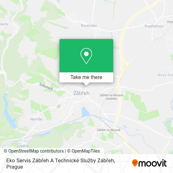 Eko Servis Zábřeh A Technické Služby Zábřeh map