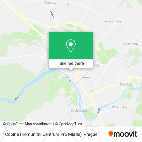 Coolna (Komunitni Centrum Pro Mláde) map