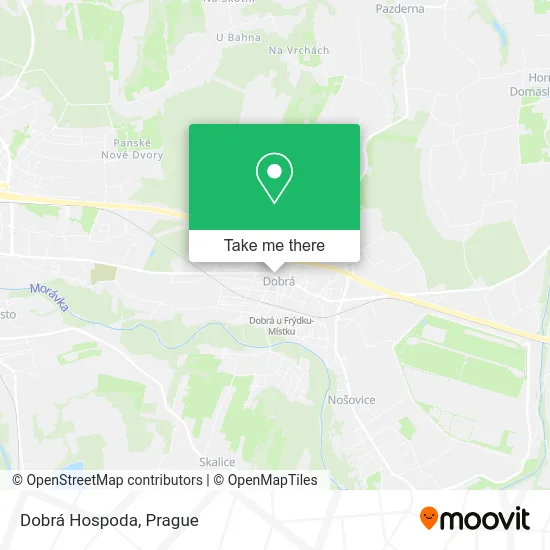 Карта Dobrá Hospoda