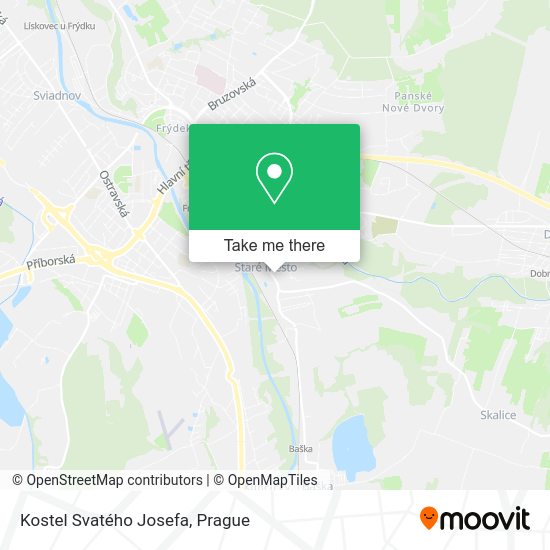 Kostel Svatého Josefa map
