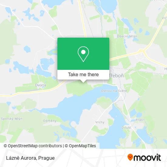 Карта Lázně Aurora