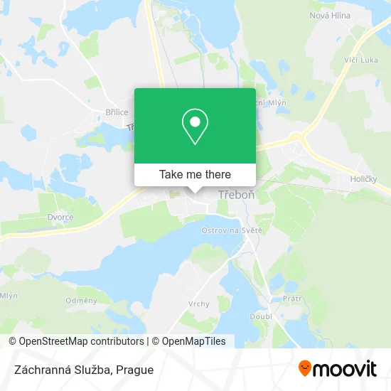 Карта Záchranná Služba