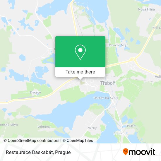 Карта Restaurace Daskabát