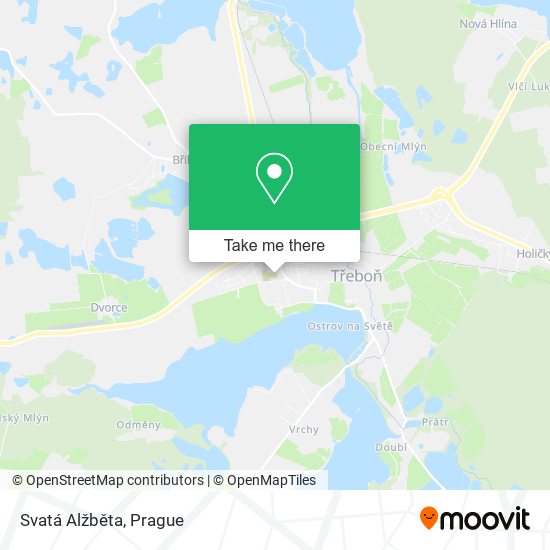 Svatá Alžběta map