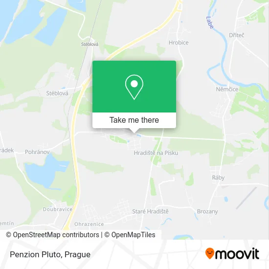 Карта Penzion Pluto