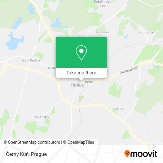Černý Kůň map