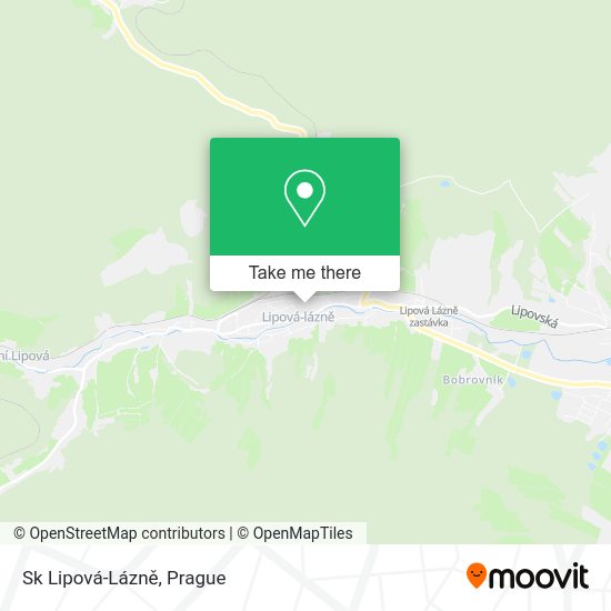 Sk Lipová-Lázně map