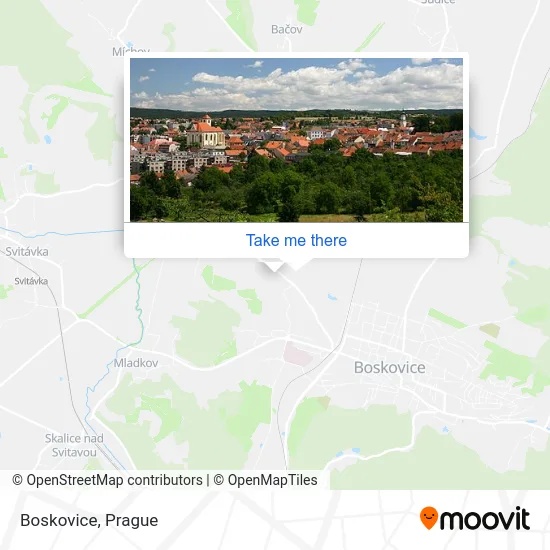Карта Boskovice