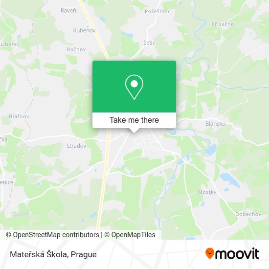 Mateřská Škola map