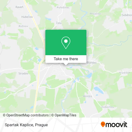 Карта Spartak Kaplice